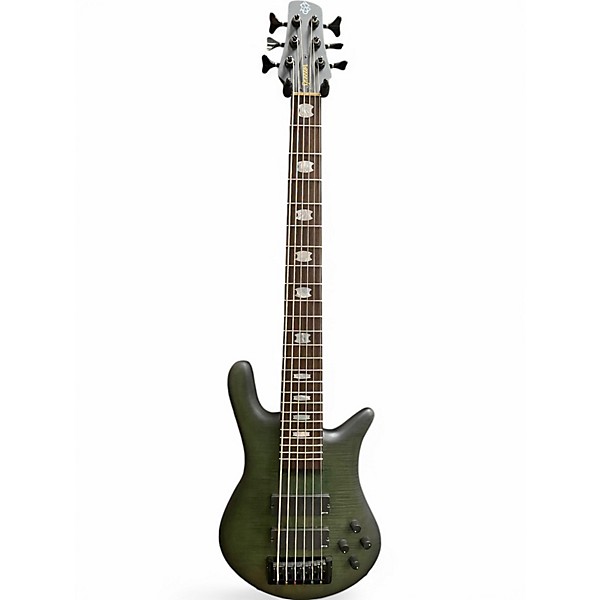 Used 2024 Spector Euro6 LX HAUNTED MOSS Electric Bass Guitar