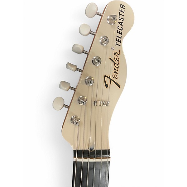Used Fender GOLD FOIL TELECASTER TRANS WHITE Solid Body Electric Guitar