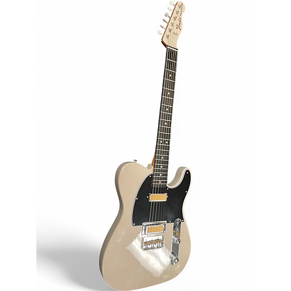 Used Fender GOLD FOIL TELECASTER TRANS WHITE Solid Body Electric Guitar