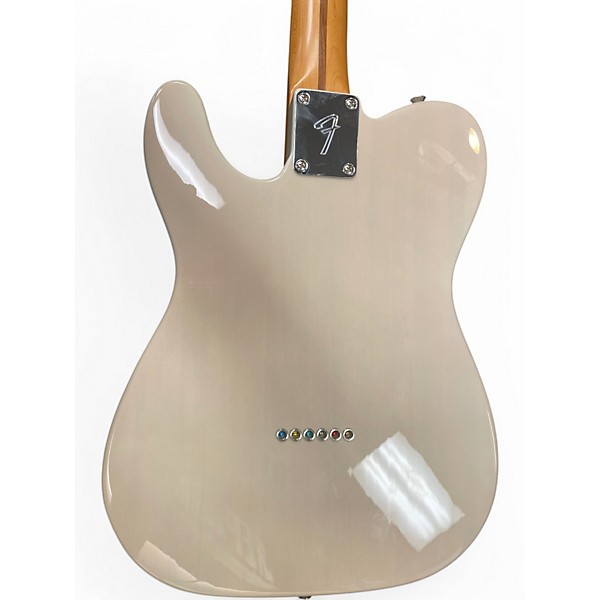 Used Fender GOLD FOIL TELECASTER TRANS WHITE Solid Body Electric Guitar