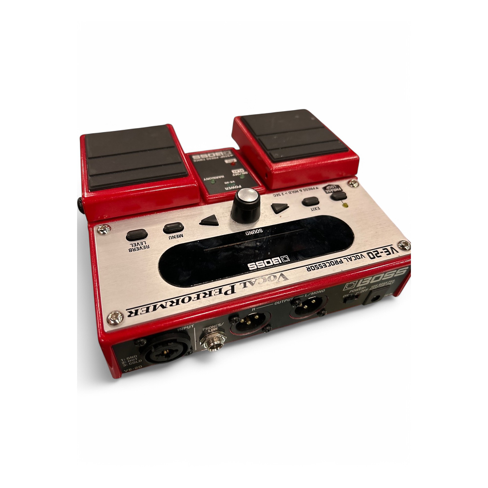 Boss VE-20 Vocal Processor Performer Effect Twin Pedal Used