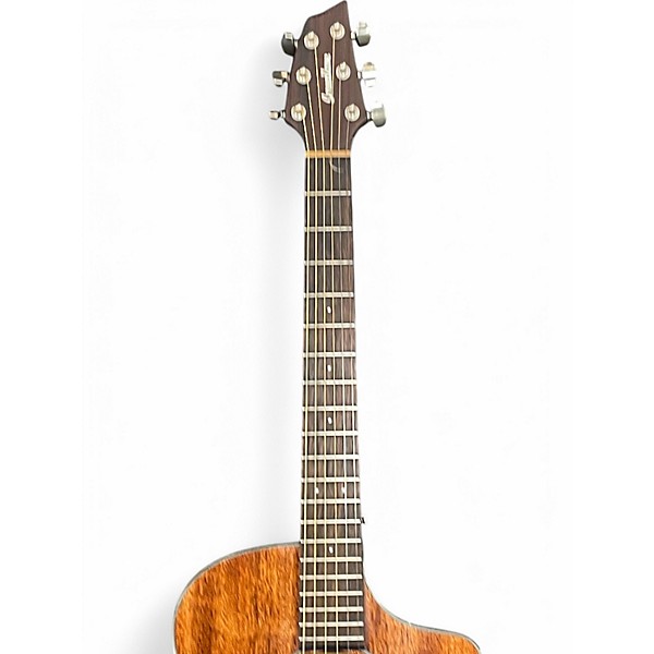 Used Breedlove Discovery Concert Cutaway Brown Acoustic Electric Guitar