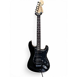 Used Fender Deluxe Stratocaster Black Solid Body Electric Guitar