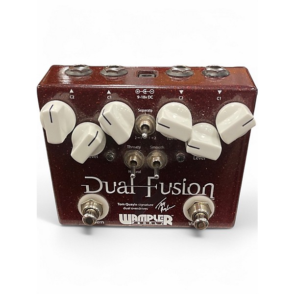 Used Wampler Dual Fusion Tom Quayle Signature Overdrive Effect Pedal