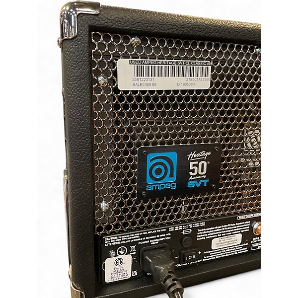 Used Ampeg Heritage SVT-CL Classic ANNIVERSARY 300W Tube Bass Amp Head