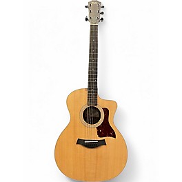 Used Taylor 214CE Natural Acoustic Electric Guitar