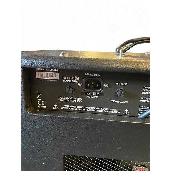 Used Blackstar HT Club 40 Venue 40W 1x12 Tube Guitar Combo Amp