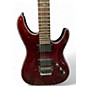 Used Schecter Guitar Research Hellraiser C1 Floyd Rose Black Cherry Solid Body Electric Guitar