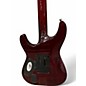 Used Schecter Guitar Research Hellraiser C1 Floyd Rose Black Cherry Solid Body Electric Guitar