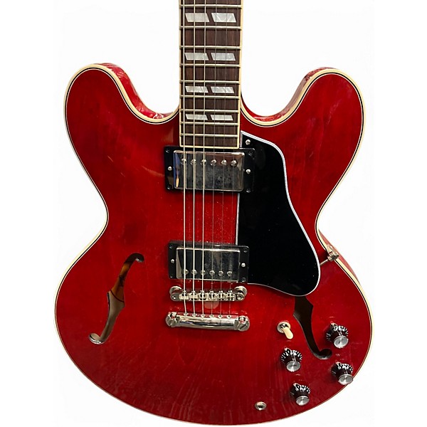 Used Gibson ES345 Cherry Hollow Body Electric Guitar