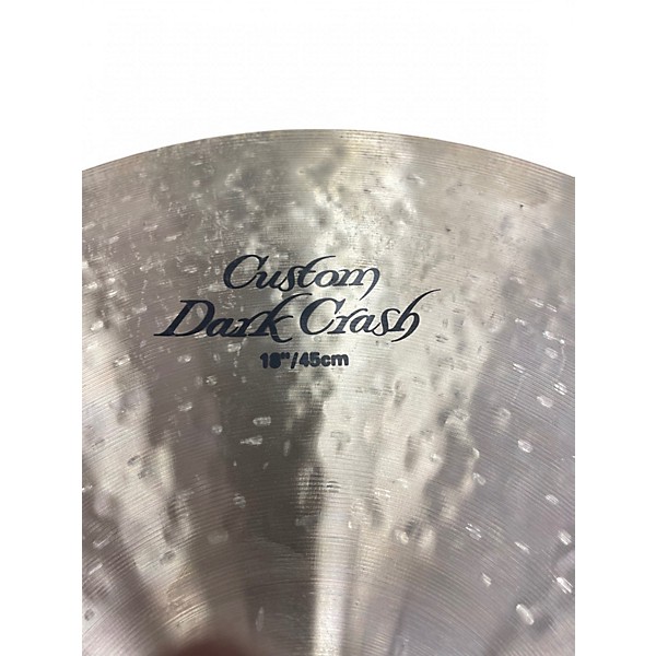 Used Zildjian 18in K Custom Dark Crash Cymbal