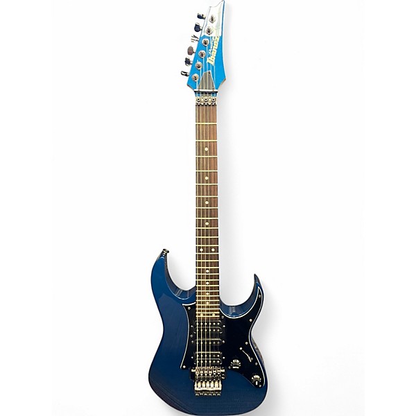 Used 2010s Ibanez RG655 Prestige Cobalt Blue Metallic Solid Body Electric Guitar