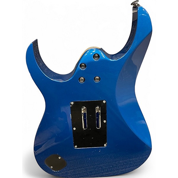Used 2010s Ibanez RG655 Prestige Cobalt Blue Metallic Solid Body Electric Guitar