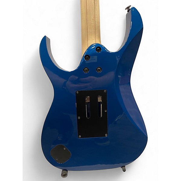 Used 2010s Ibanez RG655 Prestige Cobalt Blue Metallic Solid Body Electric Guitar