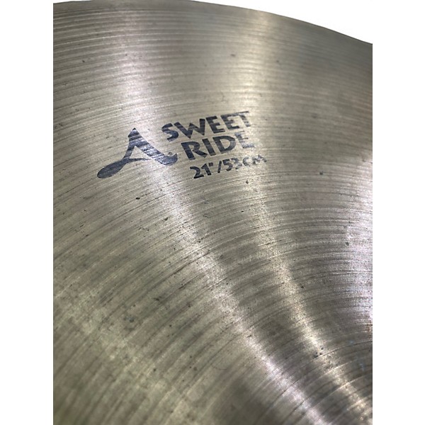 Used Zildjian 21in A Series Sweet Ride Cymbal