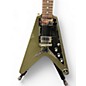 Used Epiphone FLYING V DRAB OLIVE GREEN Solid Body Electric Guitar