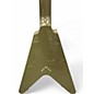 Used Epiphone FLYING V DRAB OLIVE GREEN Solid Body Electric Guitar
