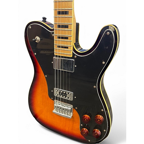 Used Schecter Guitar Research PT Fastback Sunburst Solid Body Electric Guitar