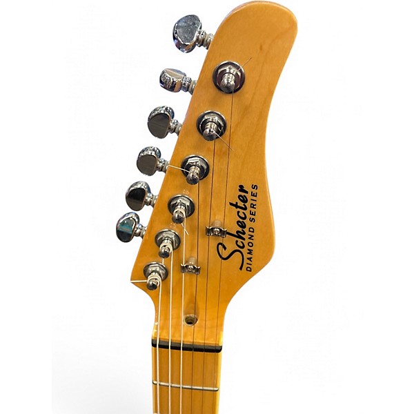 Used Schecter Guitar Research PT Fastback Sunburst Solid Body Electric Guitar
