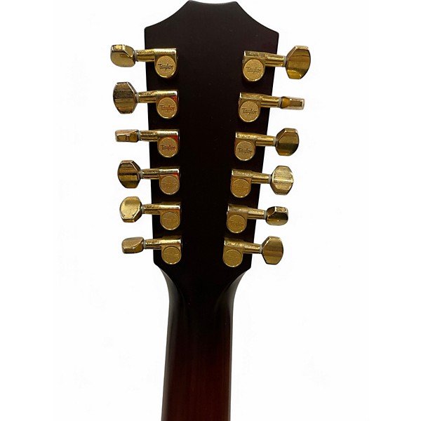 Used Taylor K62CE 2 Color Sunburst 12 String Acoustic Electric Guitar
