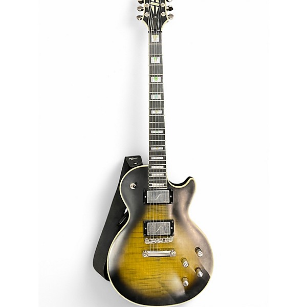 Used Epiphone LES PAUL PROPHECY 2 TONE BLACK/GREEN Solid Body Electric Guitar