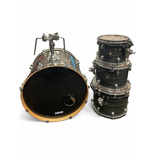 Used TAMA 4 Piece Starclassic Performer AQUA SWIRL Drum Kit