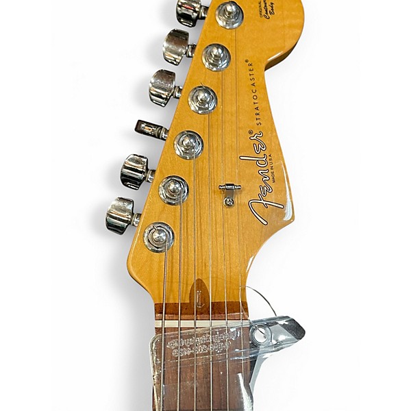 Used Fender American Standard Stratocaster Olympic White Solid Body Electric Guitar