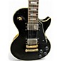 Used 2021 Epiphone Les Paul Custom Black Solid Body Electric Guitar
