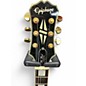 Used 2021 Epiphone Les Paul Custom Black Solid Body Electric Guitar