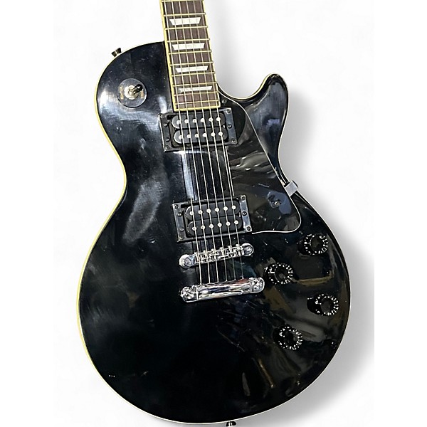 Used Hohner L75 Black Solid Body Electric Guitar