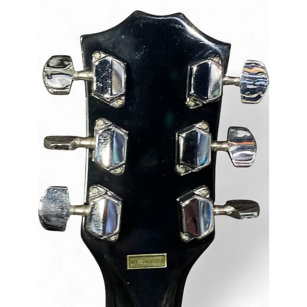 Used Hohner L75 Black Solid Body Electric Guitar