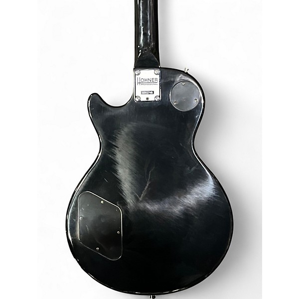 Used Hohner L75 Black Solid Body Electric Guitar