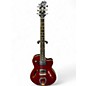 Used Hagstrom D2F Crimson Red Burst Hollow Body Electric Guitar thumbnail