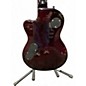 Used Hagstrom D2F Crimson Red Burst Hollow Body Electric Guitar