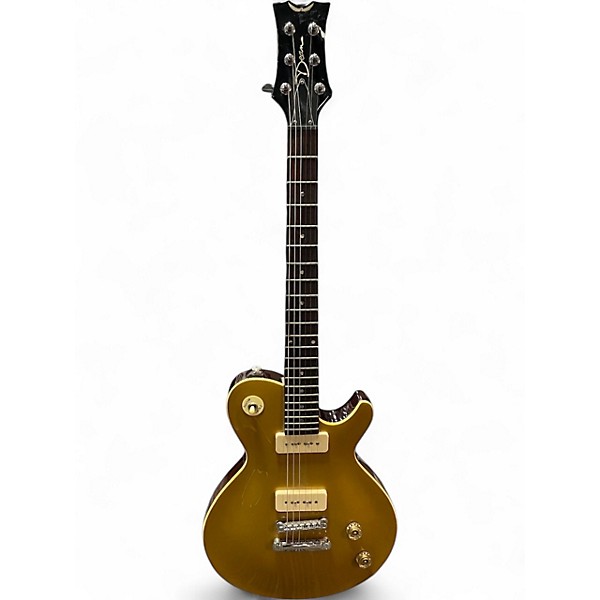 Used Dean P90 Gold Top Solid Body Electric Guitar
