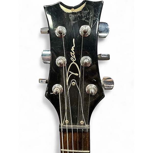 Used Dean P90 Gold Top Solid Body Electric Guitar