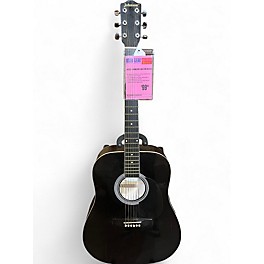 Used Johnson JG610B Black Acoustic Guitar