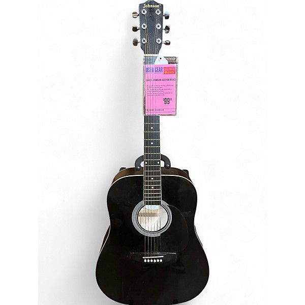 Used Johnson JG610B Black Acoustic Guitar,Specials : American Fashion Style Bags On Sale