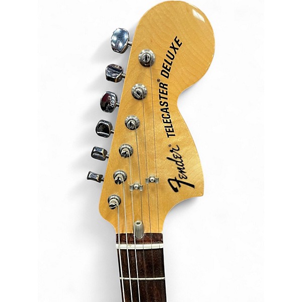Used Fender Chris Shiflett Telecaster Deluxe Shoreline Gold Solid Body Electric Guitar