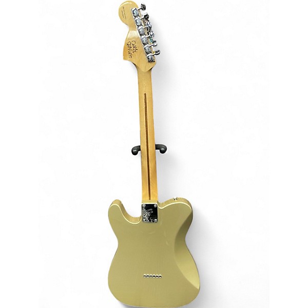 Used Fender Chris Shiflett Telecaster Deluxe Shoreline Gold Solid Body Electric Guitar