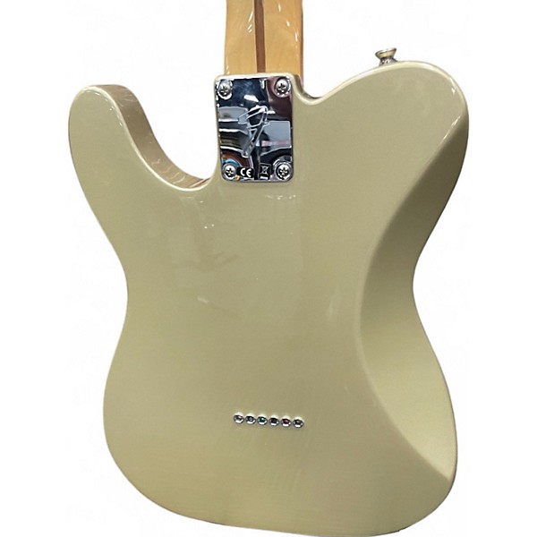 Used Fender Chris Shiflett Telecaster Deluxe Shoreline Gold Solid Body Electric Guitar