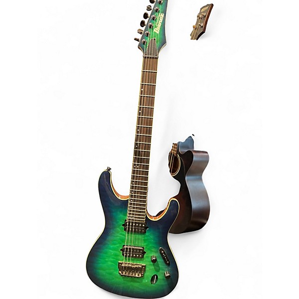 Used Ibanez S6521Q Emerald Green Solid Body Electric Guitar,New Products : American Fashion Style Bags On Sale