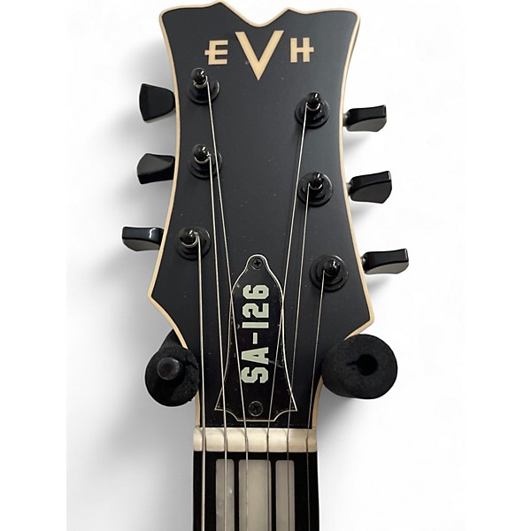 Used EVH SA-126 Special Stealth Black Hollow Body Electric Guitar
