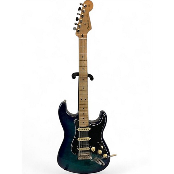 Used Fender Player Plus Stratocaster Plus Top Blue Burst Solid Body Electric Guitar