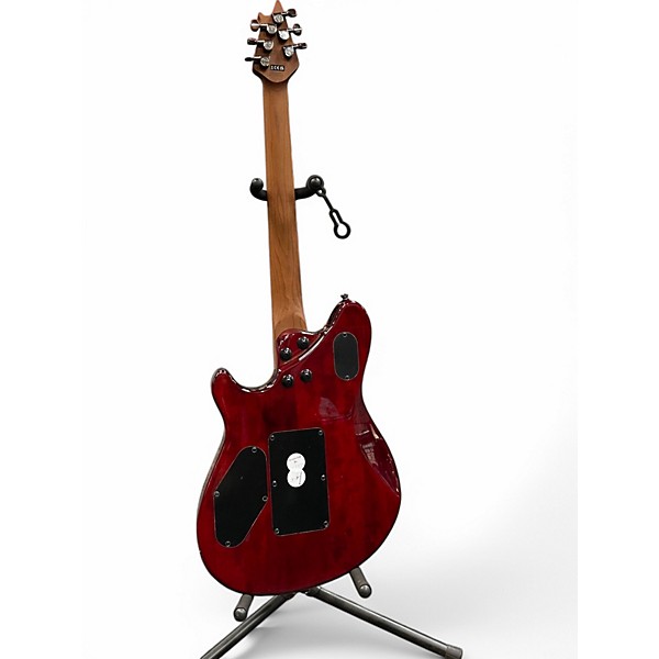 Used 2024 EVH Wolfgang WG Standard QM Baked Wine Red Solid Body Electric Guitar