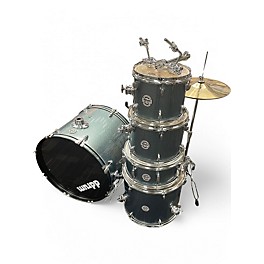 Used Ddrum 5 Piece D2 SERIES BLUE SPARKLE Drum Kit