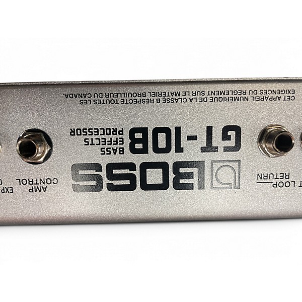 Used BOSS GT10B Bass Bass Effect Pedal