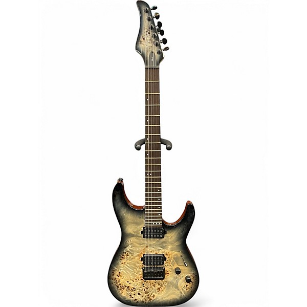 Used Schecter Guitar Research CR-6 Trans Gray Solid Body Electric Guitar