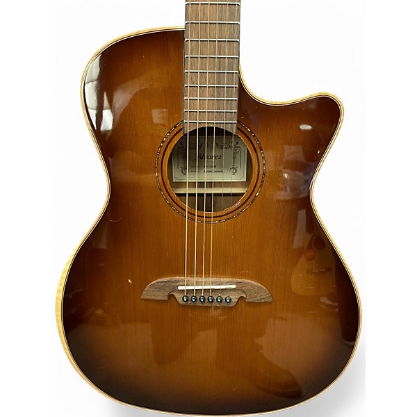 Used Alvarez AGA95CEAR shadow burst Acoustic Electric Guitar