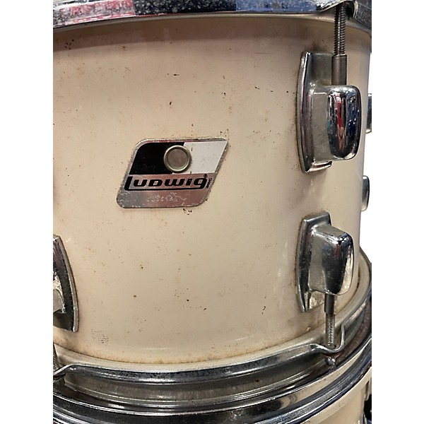Used Ludwig 5 Piece Rocker Cream Drum Kit